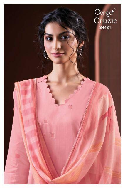 Ganga cruzie 4481 Wholesale dress materials in Pune